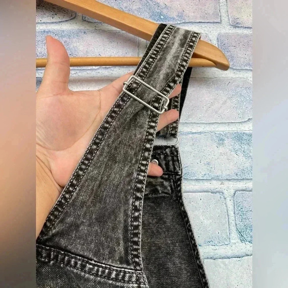 Carhartt Work In Progress acid Black Bib Double Knee Overalls large - Picture 15 of 16